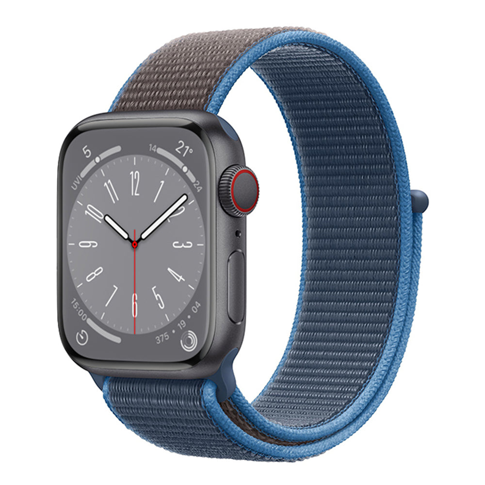 Nylon Sport Strap For Apple Watches Surf Blue