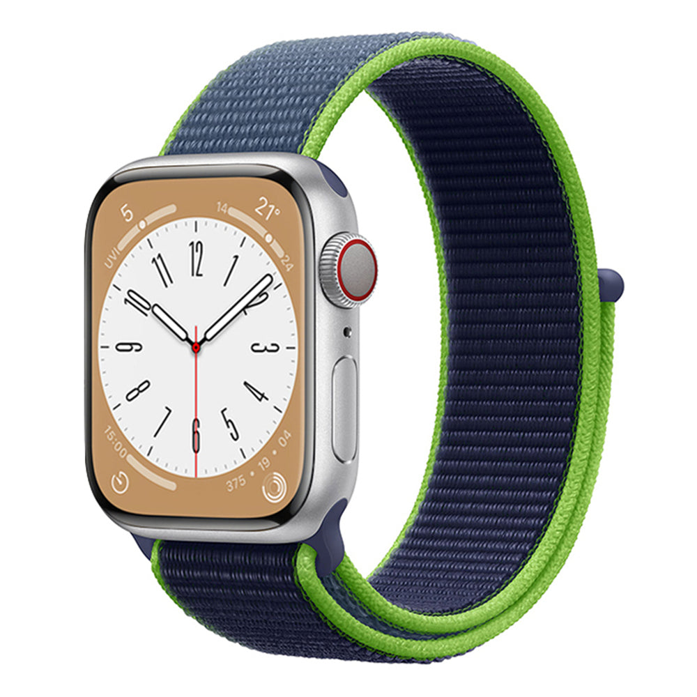 Nylon Sport Strap For Apple Watches Neon Lime