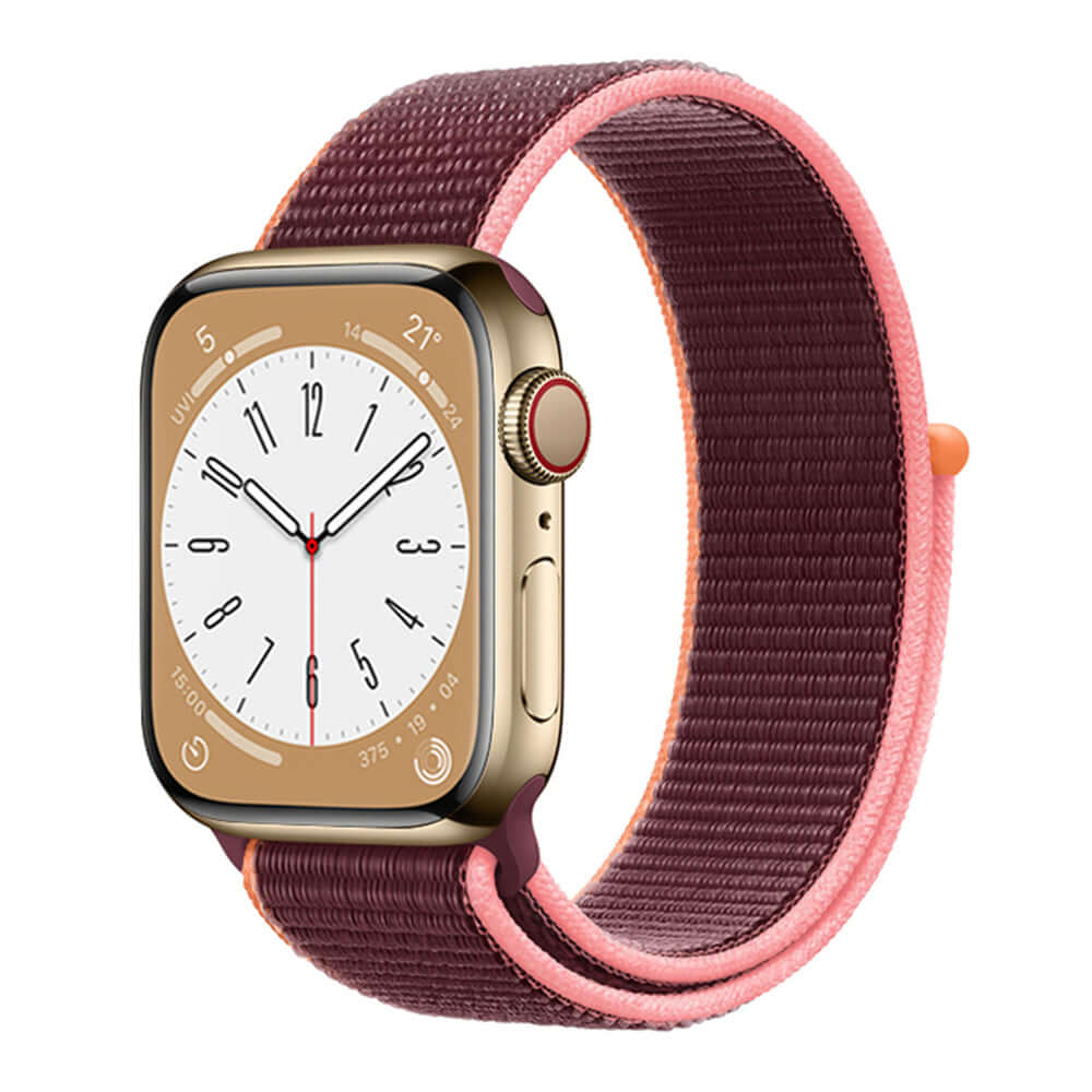 Nylon Sport Strap For Apple Watches Plum
