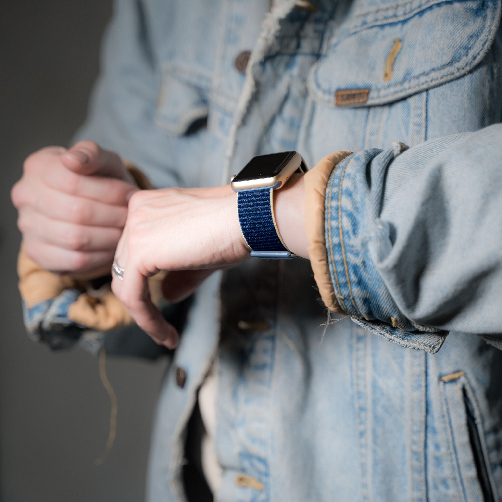 Apple Watch with Nylon Sport Watch Strap from DiscountAStraps