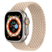 Thumbnail for Braided Elastic Apple Watch Strap in Beige