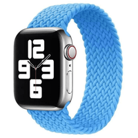 Thumbnail for Braided Elastic Apple Watch Strap in Sky Blue