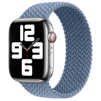 Thumbnail for Braided Elastic Apple Watch Strap in Slate Blue