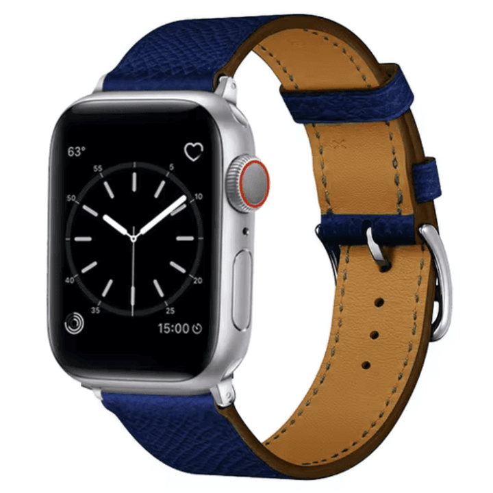 Genuine leather apple watch band shop