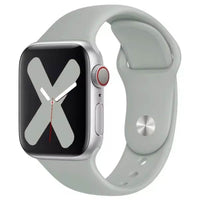 Thumbnail for High Quality Classic Silicone Apple Watch Band in Fog Grey