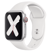 Thumbnail for High Quality Classic Silicone Apple Watch Band in Frost White