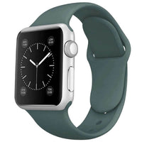 Thumbnail for High Quality Classic Silicone Apple Watch Band in Olive Green