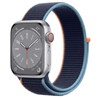 Thumbnail for Nylon Sport Apple Watch Strap in Deep Navy Blue