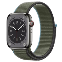 Thumbnail for Nylon Sport Apple Watch Strap in Inverness Green