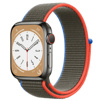 Thumbnail for Nylon Sport Apple Watch Strap in Olive Green