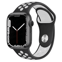 Thumbnail for Silicone Sport Watch Band for Apple Watch in Black and White