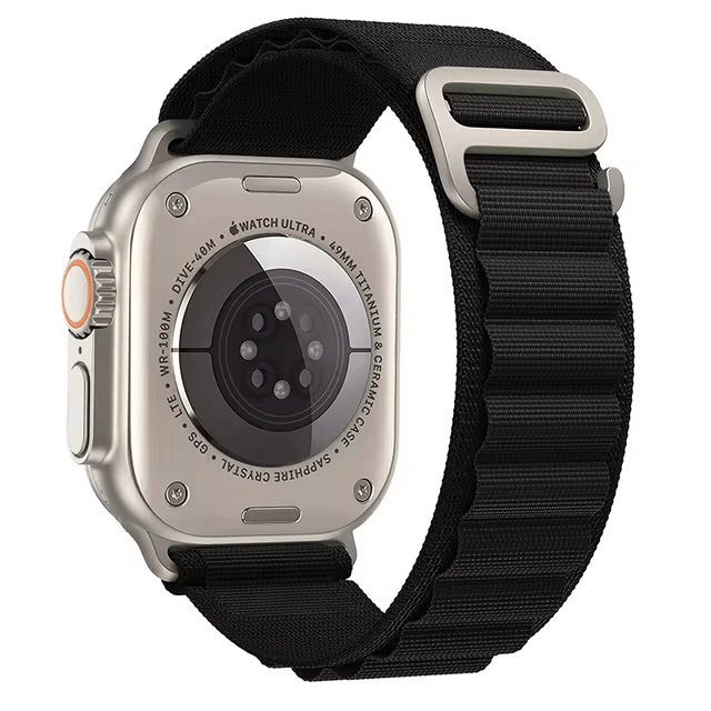 Summit Series Loop Strap For Apple Watches in Black