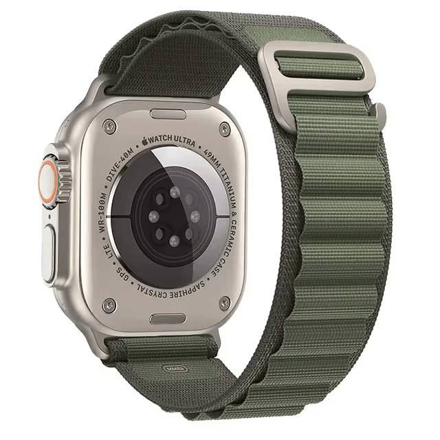 Summit Series Loop Strap For Apple Watches in Green