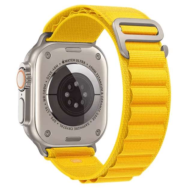 Summit Series Loop Strap For Apple Watches in Yellow