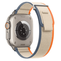 Thumbnail for Trail Loop Nylon Sports Strap For Apple Watch in Blue Beige Orange