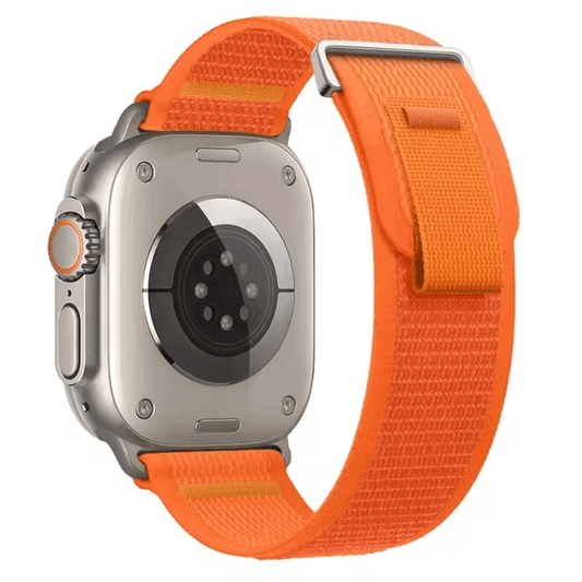 Trail Loop Nylon Sports Strap For Apple Watch in Orange