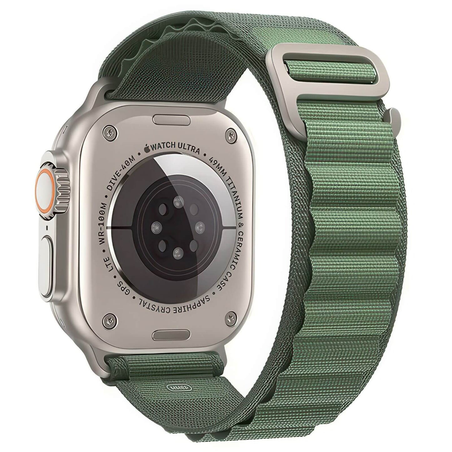 Summit Series Watch Strap For Apple Watch In Green DiscountAStraps