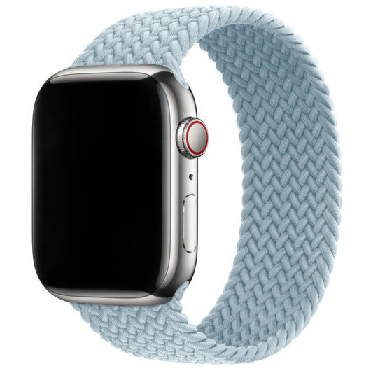 Braided Elastic Watch Band For Apple Watch in Slate Blue DiscountAStraps