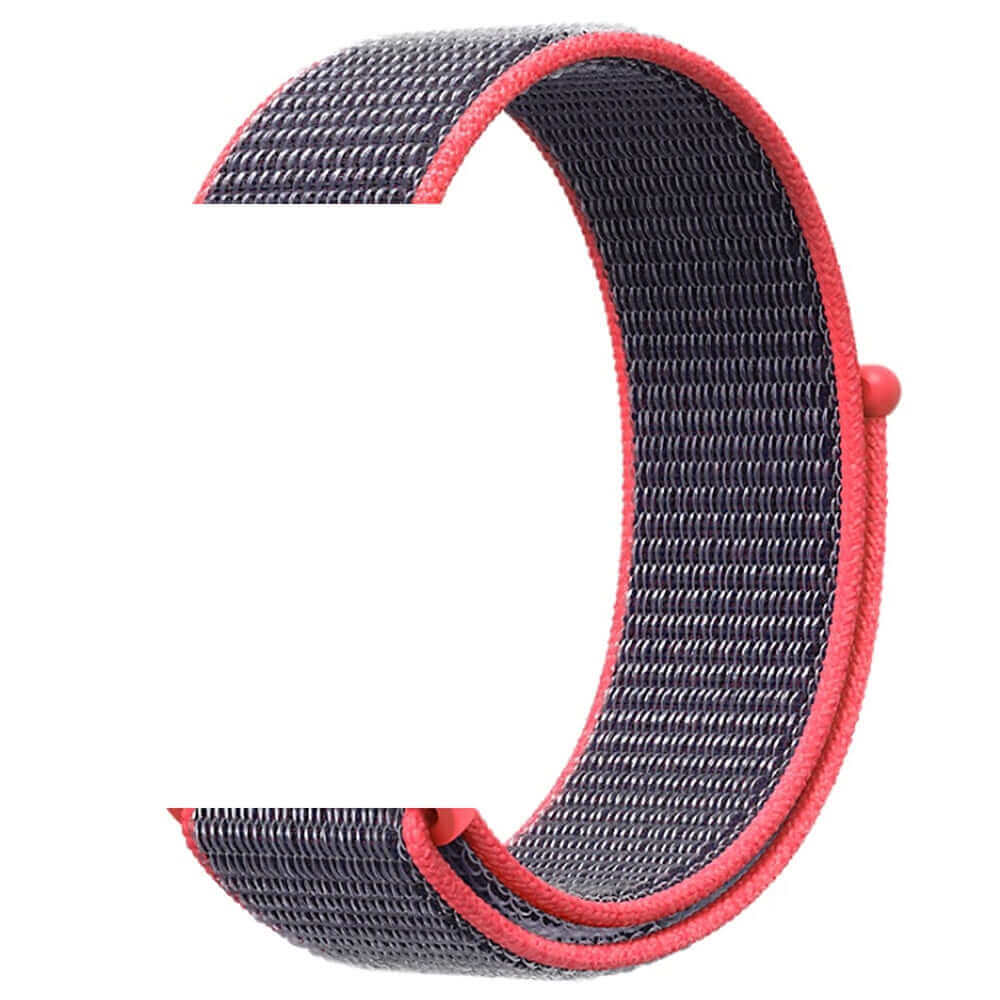 Nylon sport Strap For Apple Watches Electric Pink
