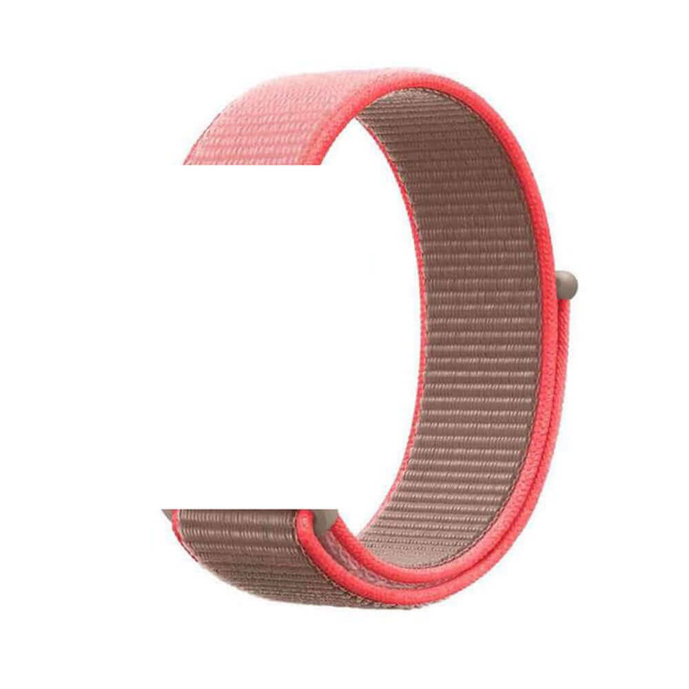 Nylon sport Strap For Apple Watches Neon Pink