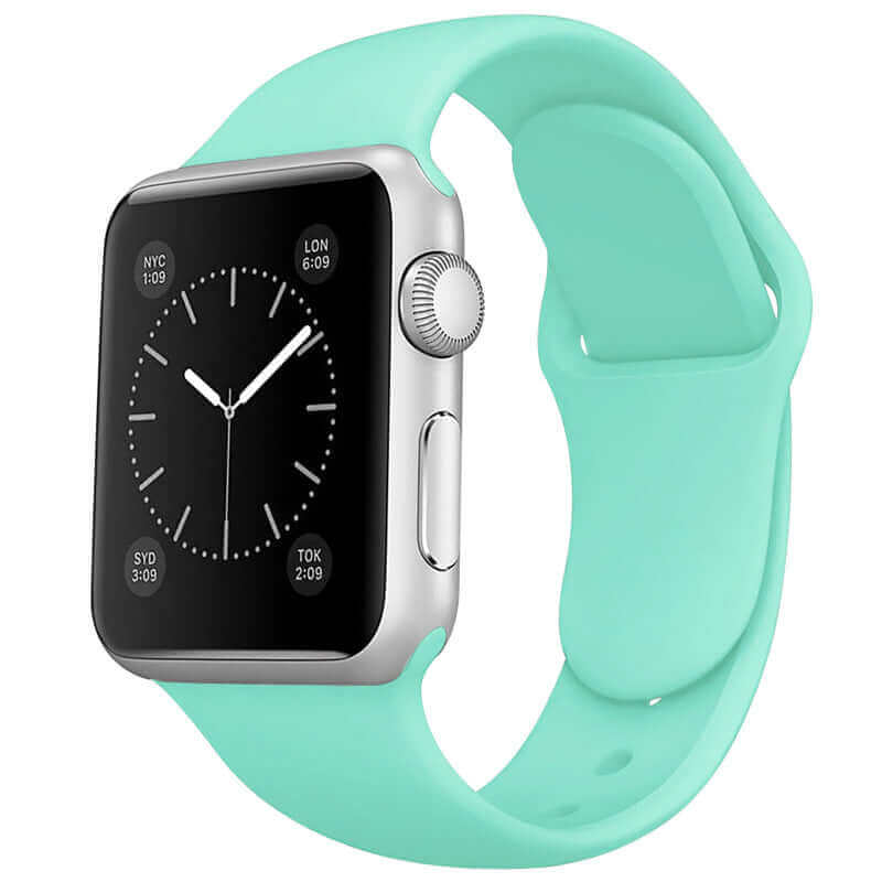 Silicone Apple Watch Strap Paradise Aqua