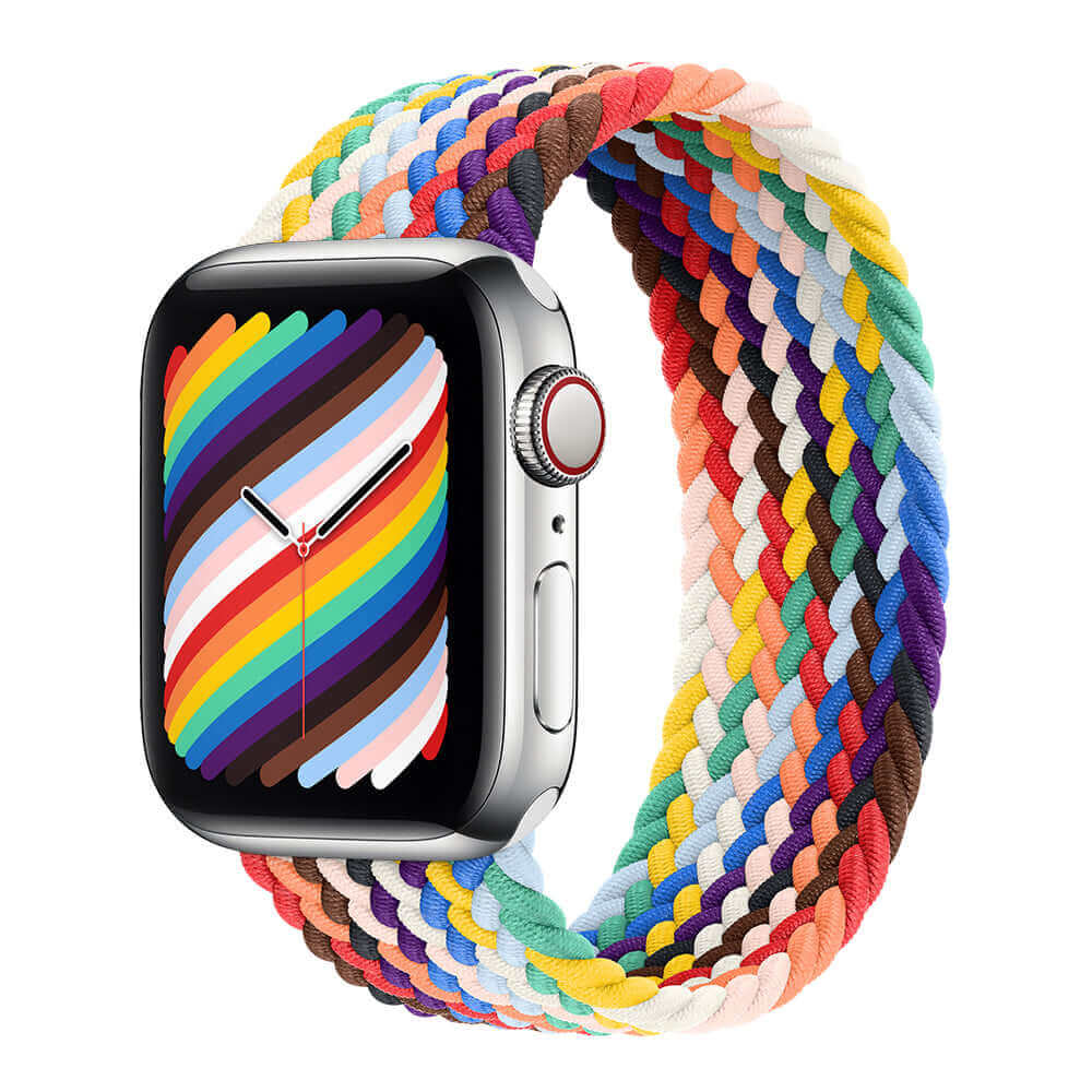 Braided Elastic Strap For Apple Watch Limited Edition Pride