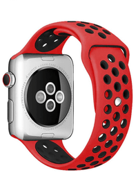 Thumbnail for Silicone Sport Watch Band For Apple Watch Red-Black