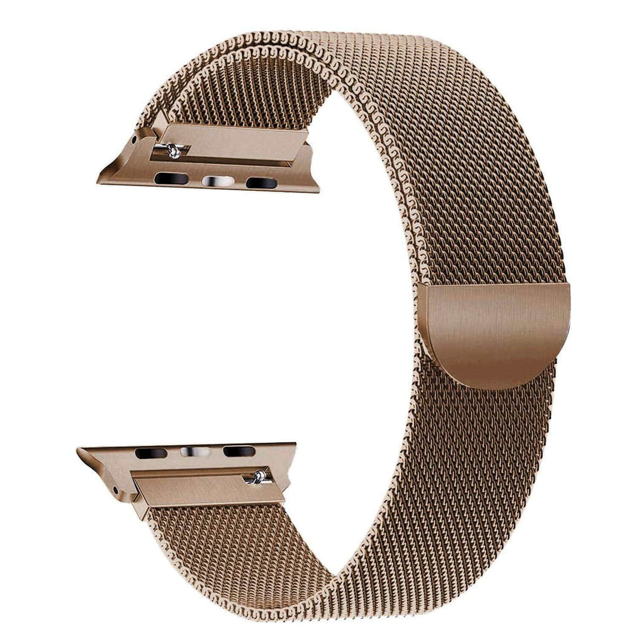 Milanese Metal Apple Strap in Smooth Chocolate Finish (Stainless Steel)